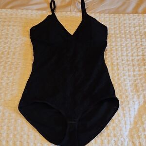 Elegant Black Lace Bodysuit Xl/ 38B-C-D
